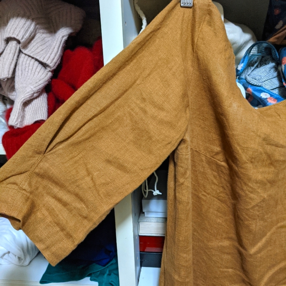 LA FEMME linen dress, size S - Picture 11 of 11